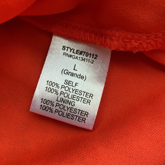 Short sleeve top tunic coral size L - Picture 11 of 14